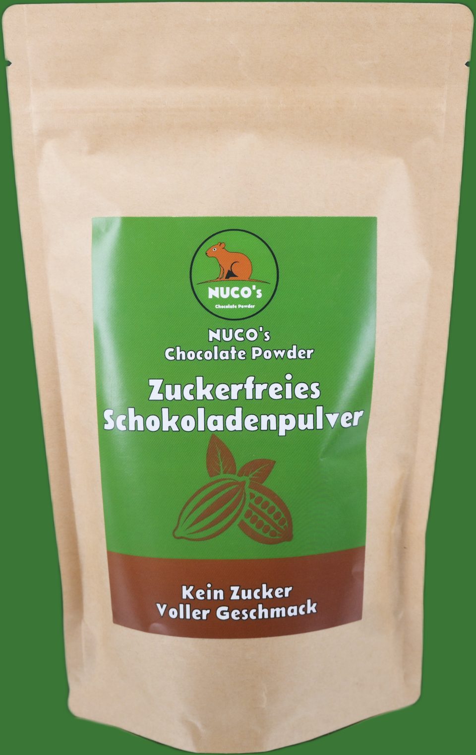 NUCO's Zuckerfreies Schokoladenpulver